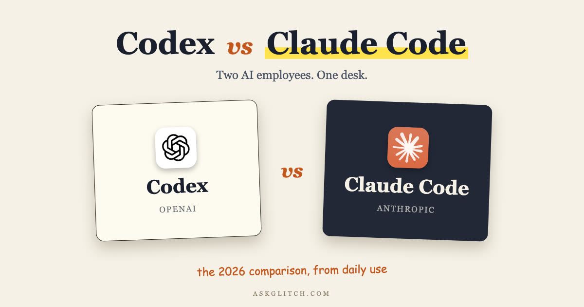 Codex vs Claude Code in 2026: Which Agent Do You Actually Hire?